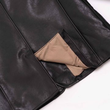 Patrimoine Noir Manteau de Moto en Cuir intérieur