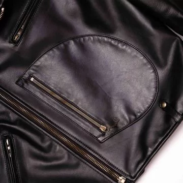 Heritage Black Leather Car Jacket