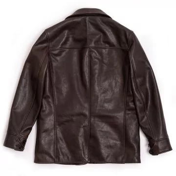 新品80s 90s archive lamb leather car coat Womens Leather Coat Black L-XL-2XL SOFT Long Lambskin Dero Vintage