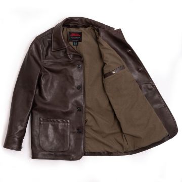 Heritage Brun skinnkappa