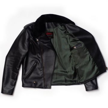 classic black biker jacket