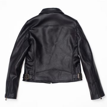 Heritage Schwarze Bikerjacke Damen