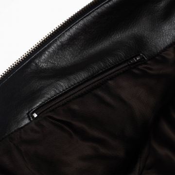 Heritage Black Biker Jacket Women inner pocket