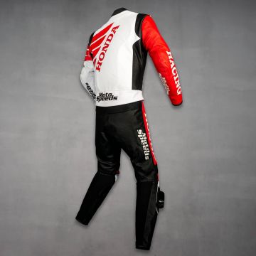 Motorbike Racing Leather Suit - Honda Racing | Buy Online