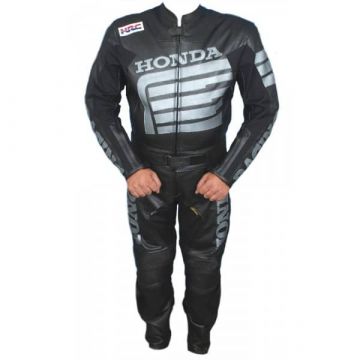 Tuta in pelle per moto Honda