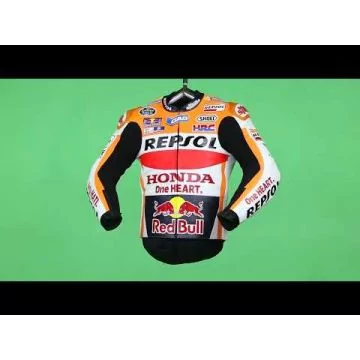 Honda Repsol Veste De Cuir Marc Marquez Motogp 2016