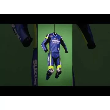 Suzuki leathers Maverick Vinale Suzuki MotoGP 2015