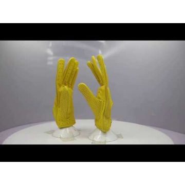 Gants Cuir Jaune