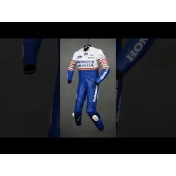 cowhide leather race suit men women