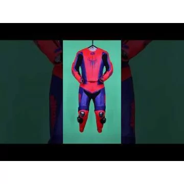 Spiderman Leather Race Suit