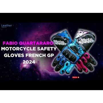 Fabio Quartararo motorsykkelhansker Fransk GP 2024