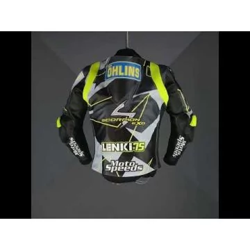 lær racingjakke