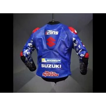 Alex Rins MotoGP Racing Jacket Suzuki 2021 - Rider Replica