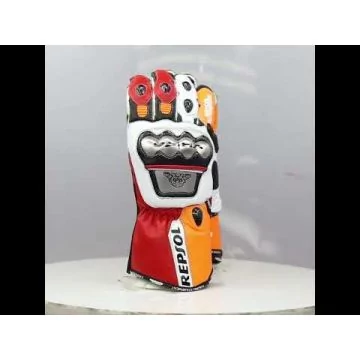 racing gloves knuckle protection