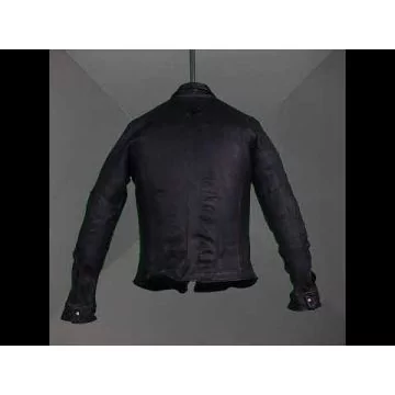 Black Leather Shirt Jacket Men