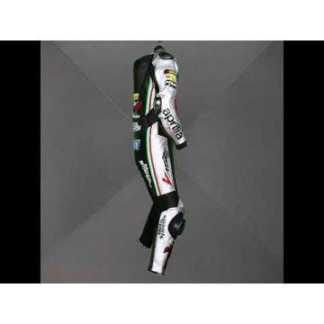 Leon Haslam Svart Aprilia kostym 2015 WSBK