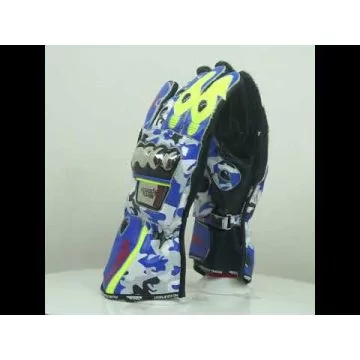 Luvas Joan Mir Camo Azul 2019 MotoGP