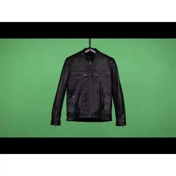 Biker Leather Jacket Mens