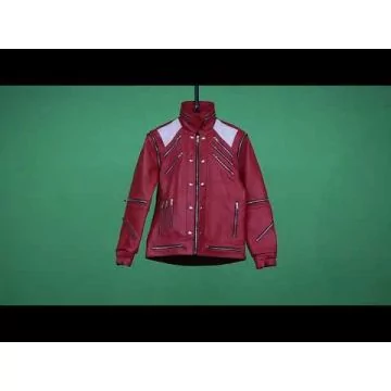 Michael Jackson Beat It Red Leather Jacket