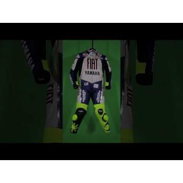 Valentino Rossi Yamaha Fiat MotoGP 2007 Leathers Valentino Rossi Yamaha MotoGP