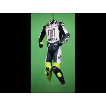Valentino Rossi Yamaha Fiat MotoGP 2008レーシングスーツ Valentino Rossi Yamaha MotoGP