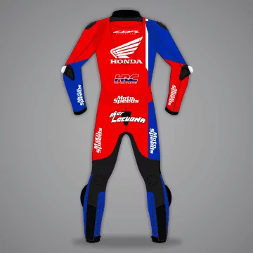 Iker Lecuona Honda Supermoto Racing Suit 2024 SBK