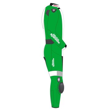 Italien Flagge Moto Leder