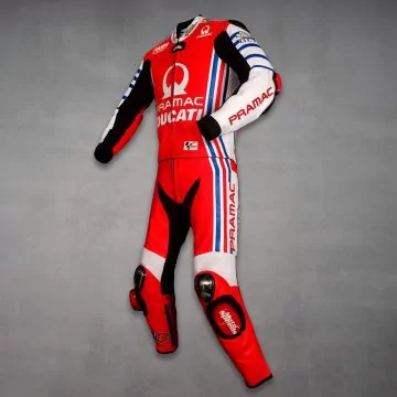 Miller Ducati Costume de Moto Ducati MotoGP 2020 vue de gauche