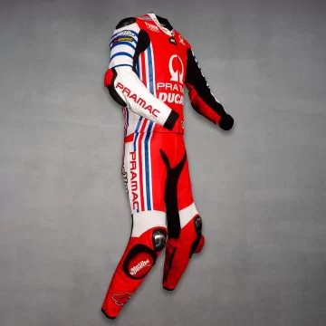 combinaison en cuir de moto ducati