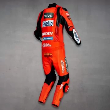 cowhide leather race suit replica