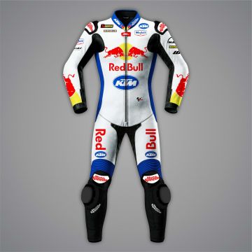 Jack Miller traje de biker branco KTM GP Britânico 2024