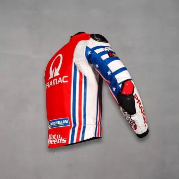 cowhide leather race jacket men