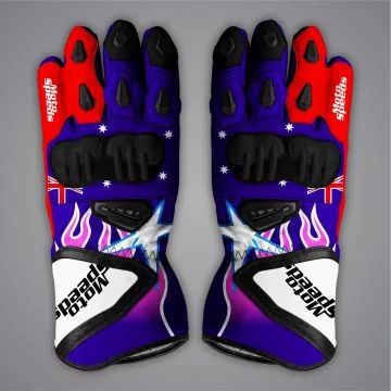Jack Miller MotoGP Racing Gloves 2026 knuckle side view