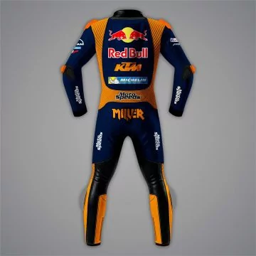 Jack Miller Riding Suit For KTM Red Bull MotoGP 2023 back view