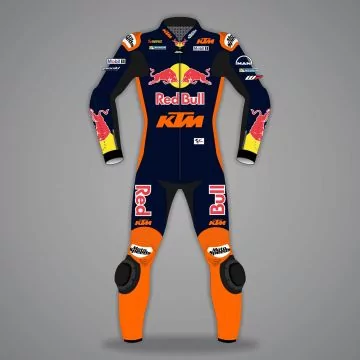 cowhide leather race suit men