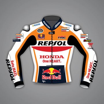 Veste en cuir MotoGP 2023 Joan Mir Honda Repsol