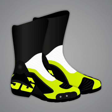 Joan Mir Moto Biker Boots GP 2023-24