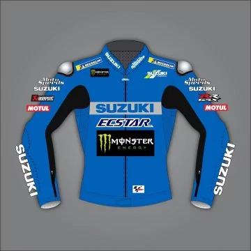Suzuki GSXR Jacket Blue Joan Mir MotoGP 2021