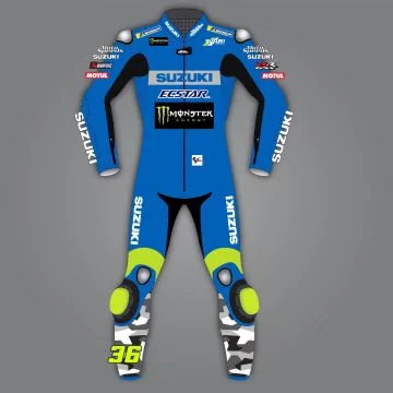 Joan Mir Motorcycle Full Riding Suit Suzuki MotoGP 2021