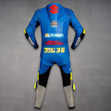 Tuta in pelle One Piece Suzuki di Joan Mir MotoGP 2022