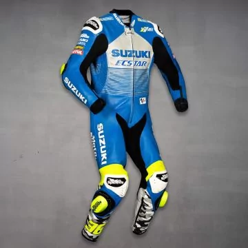 Joan Mir Suzuki Racing Leathers MotoGP 2020 right view