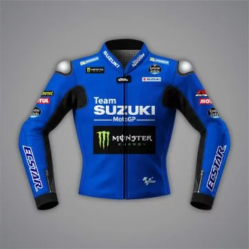Кожаная куртка Joan Mir Track Suzuki MotoGP 2022