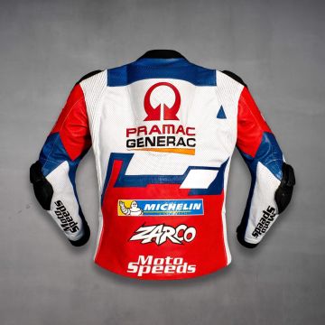 Johann Zarco Ducati Leather Biker Jacket MotoGP 2022