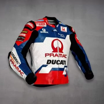 Johann Zarco Ducati Leather Biker Jacket MotoGP 2022