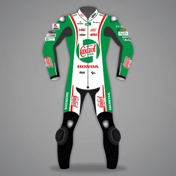 Johann Zarco MotoGP Racing Suit Honda 2024