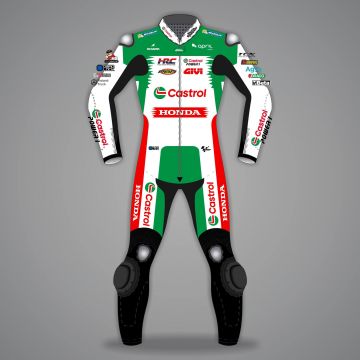Johann Zarco Leder Castrol Honda MotoGP 2024