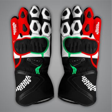 cowhide leather racing gloves men