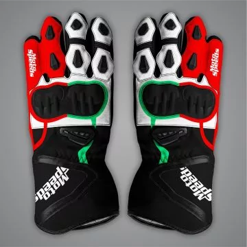 cowhide leather racing gloves men