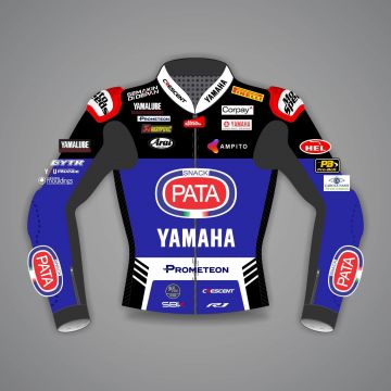 chaqueta yamaha azul