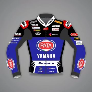 cowhide leather motorcycle racing jacket
